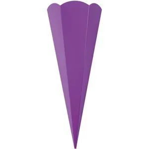 Papp-Schultüte, lila, 68 cm