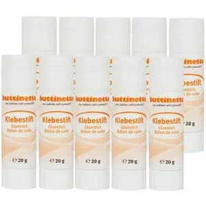 buttinette Klebestift, 20 g, 10 Stück