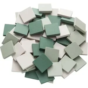 Ceraton-Mosaik grün-mix, 20 x 20 mm, 280 g