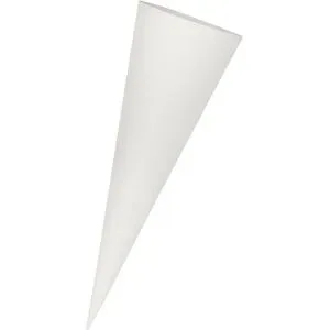 Mini-Schultüten-Rohling, weiß-grau, 35 cm
