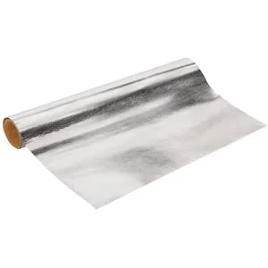 Kunstlederpapier, silber, 49 x 100 cm