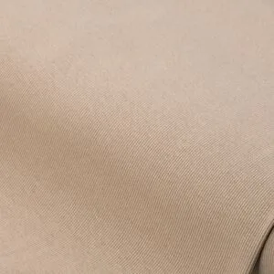 Baumwoll-Rippjersey mit Elasthan, helltaupe