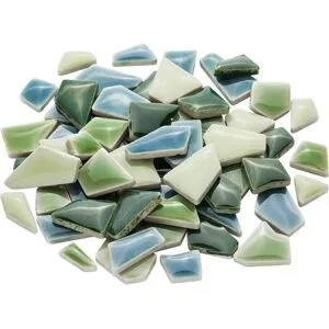 Flip Keramik-Mosaik mini, grün-mix, 10?20 mm, 200 g