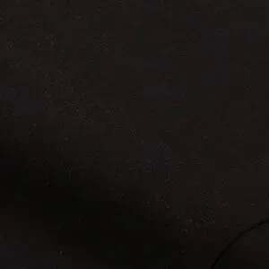 Bio-Baumwoll-Jersey mit Elasthan, schwarz
