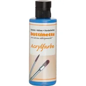 buttinette Acrylfarbe, 80 ml, mittelblau