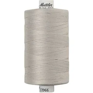Mettler Silk Finish Cotton Maschinen- & Handquiltgarn, Stärke: 40, 1000m-Spule, hellgrau
