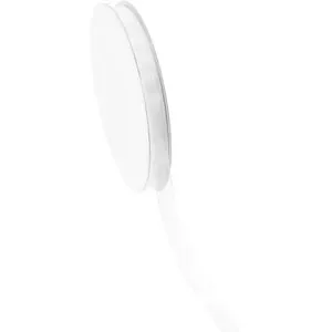 Chiffonband, weiß, 10 mm, 25 m