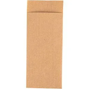 Mini-Papiertüten, braun, 5,3 x 11,5 cm, 50 Stück