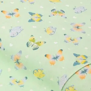 Baumwollstoff Schmetterlinge 
