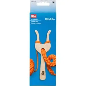 Prym Strickgabel aus Holz, Größe: 18 x 6 cm