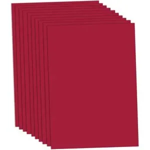 Tonzeichenpapier, weinrot, 50 x 70 cm, 10 Blatt