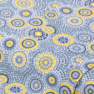 Baumwollstoff Mosaik-Kreise 