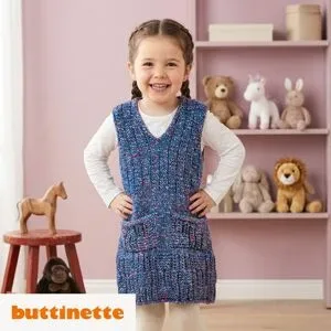 Strickanleitung ? Trägerkleid aus Woll Butt Hailey
