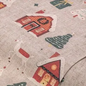 Dekostoff Vintage Weihnachten 