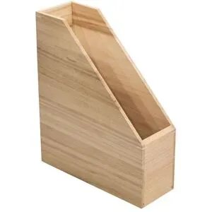Stehsammler aus Holz, 25 x 9 x 30 cm