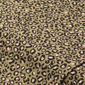 Baumwollstoff Leo-Print 