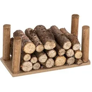 Holzstapel, 9 x 4 x 4 cm