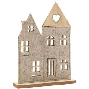 Deko-Haus zum Stellen aus Filz, 15 x 4 x 23 cm