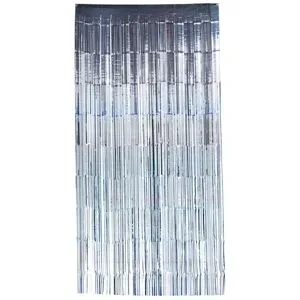 Party-Vorhang, silber