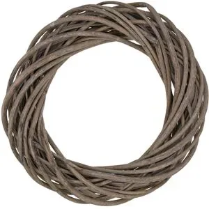 Weidenkranz, grau, 30 cm Ø