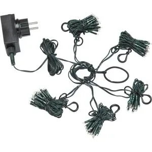 LED-Weihnachtsbaum-Lichterkette, 400 Birnchen, mit Dimmer und Timer, für Bäume bis 1,50 m