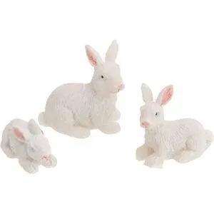 Hasen, 2,5 cm, 3-teilig