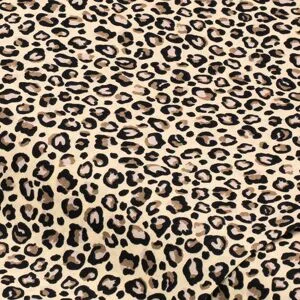 Baumwollstoff Leo-Print 