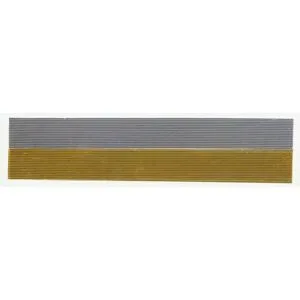 Verzierwachsstreifen, gold und silber, 20 cm, 36 Stück