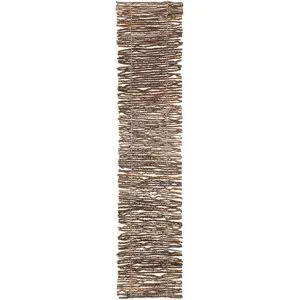 Holz-Matte, braun, 90 x 20 cm