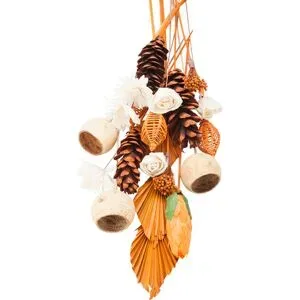Exoten-Sortiment, orange-natur, 21 Teile