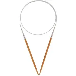 buttinette Rundstricknadel, Bambus, 40 cm