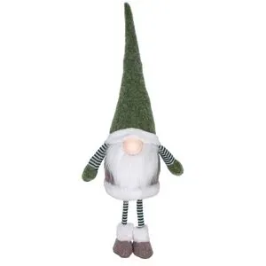 Deko Wichtel aus Stoff, grün, 65 cm