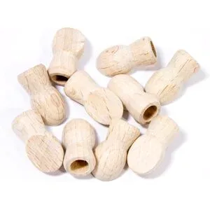 Puppenhände aus Holz, 10 Stück, 22 mm