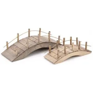 Brücken aus Holz, 11 cm und 15 cm, 2 Stück