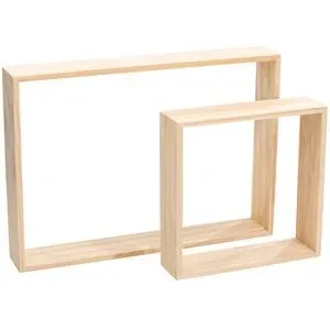 Deko-Rahmen aus Holz, 20 cm und 35 cm, 2 Stück