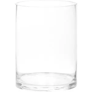 Glasvase, rund, 20 cm, 14,5 cm Ø