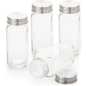 Glas-Fläschchen 120 ml, 4 Stück