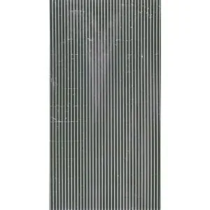 Verzierwachsstreifen flach, silber, 20 cm, 39 Stück