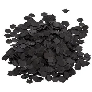 Konfetti, schwarz
