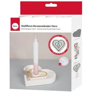 Silikon Gießform Kerzenständer 