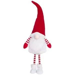 Deko Wichtel aus Stoff, rot, 65 cm