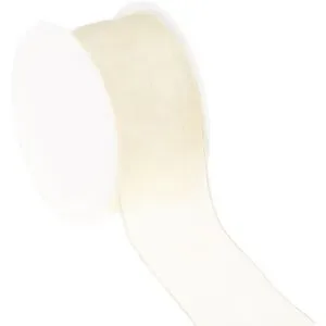 Chiffonband, creme, 40 mm, 10 m