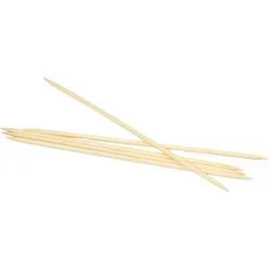 buttinette Strumpfstricknadeln, Bambus, 20 cm