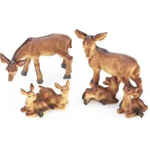 Reh-Familie, 2,5?7 cm, 3-teilig