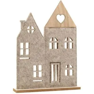 Deko-Haus zum Stellen aus Filz, 18 x 5 x 32 cm