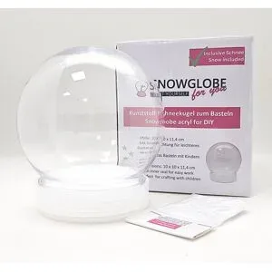 Bastel-Set Schneekugel, 9 cm