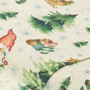 Dekostoff Weihnachtswichtel 