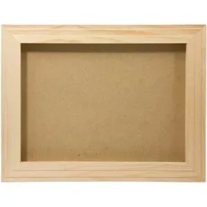 3D-Bilderrahmen aus Holz, 42,5 x 33,5 x 3,5 cm