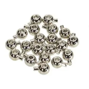 Positionierungsperlen, silber, 3 mm Ø, 20 Stück