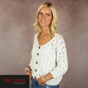 Strickanleitung ? Strickjacke aus Pro Lana Cotton Mix